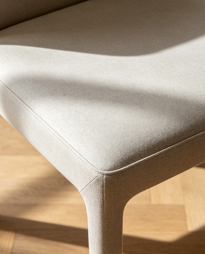 Modern Minimalist Upholstered Dining Chair Seat